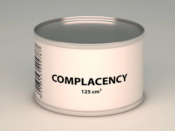 Bank with complacency — Stock Photo, Image