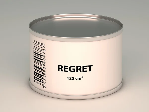 Bank with  regret title — Stock Photo, Image