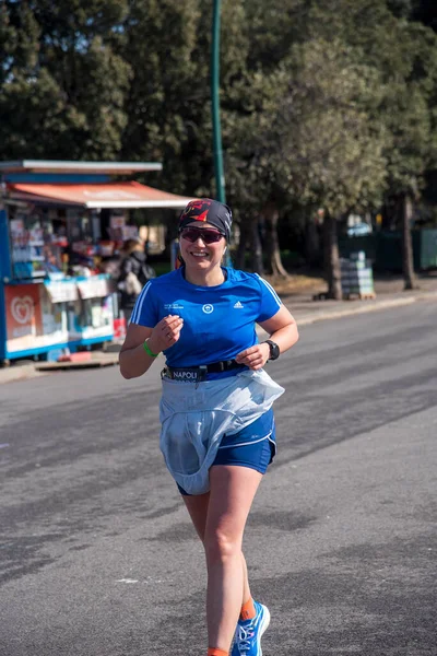 Napoli Şubat 2022 Talya Yarı Maratonu — Stok fotoğraf