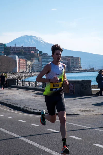 Nápoles Meia Maratona Fevereiro 2022 Itália — Fotografia de Stock