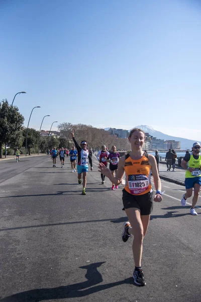 Nápoles Meia Maratona Fevereiro 2022 Itália — Fotografia de Stock