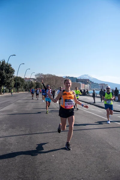Neapel Halbmarathon Vom Februar 2022 Italien — Stockfoto