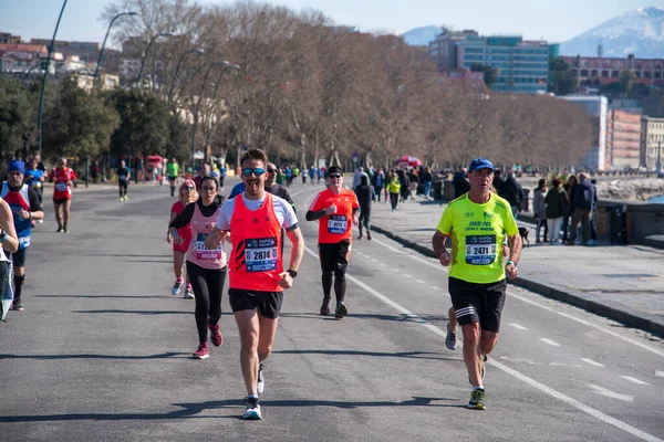 Nápoles Meia Maratona Fevereiro 2022 Itália — Fotografia de Stock