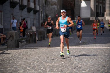 Napoli, İtalya - 5 Haziran 2022 - Telethon için Yaşam Yolu 2022.