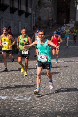 Napoli, İtalya - 5 Haziran 2022 - Telethon için Yaşam Yolu 2022.