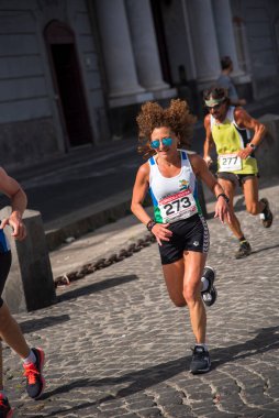 Napoli, İtalya - 5 Haziran 2022 - Telethon için Yaşam Yolu 2022.