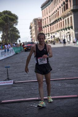 Napoli, İtalya - 5 Haziran 2022 - Telethon için Yaşam Yolu 2022.