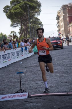 Napoli, İtalya - 5 Haziran 2022 - Telethon için Yaşam Yolu 2022.