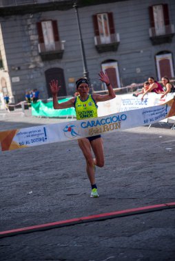 Napoli, İtalya - 5 Haziran 2022 - Telethon için Yaşam Yolu 2022.