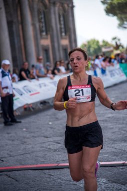 Napoli, İtalya - 5 Haziran 2022 - Telethon için Yaşam Yolu 2022.