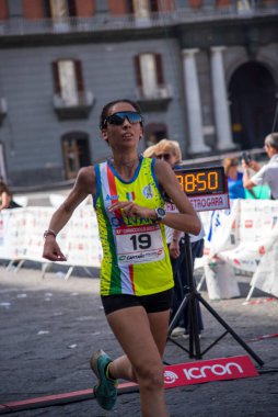 Napoli, İtalya - 5 Haziran 2022 - Telethon için Yaşam Yolu 2022.
