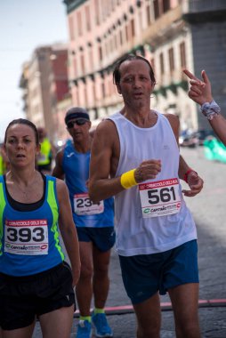 Napoli, İtalya - 5 Haziran 2022 - Telethon için Yaşam Yolu 2022.