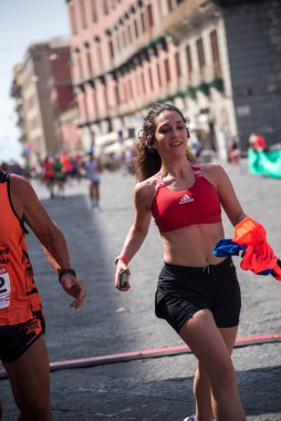 Napoli, İtalya - 5 Haziran 2022 - Telethon için Yaşam Yolu 2022.