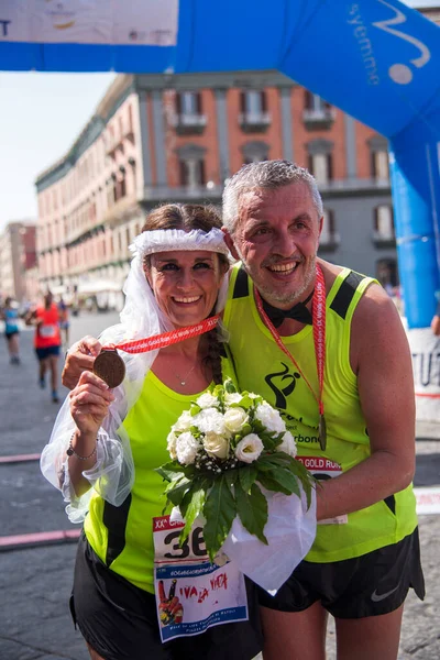 Napoli, İtalya - 5 Haziran 2022 - Telethon için Yaşam Yolu 2022.