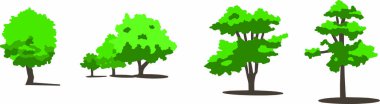 Resimler için ağaç vektörleri