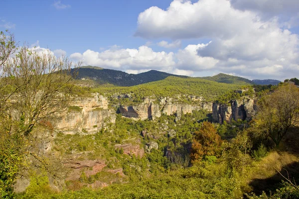 Panoramic view of high mountains in Spain — Stock Photo, Image