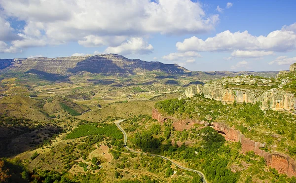 Panoramic view of high mountains in Spain — Stock Photo, Image