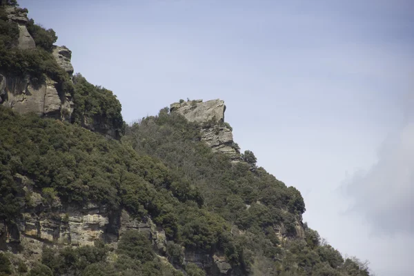 Cliff in natural park of Rupit (Girona, Spain) — Stock Photo, Image