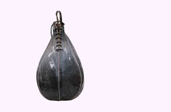 Dirty Old Punching Bag Light Background — Stockfoto