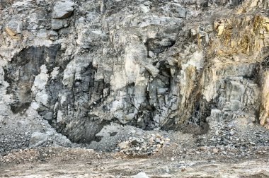 Kayaların yakın çekim rahatlığı.