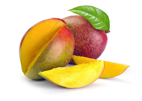 Mango with section — Stock Photo, Image