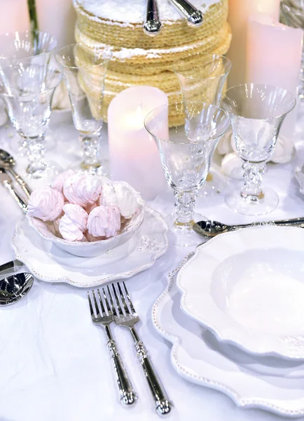 Luxury holiday place (table) setting — Stock Photo, Image