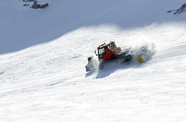 Duże snowplow — Zdjęcie stockowe