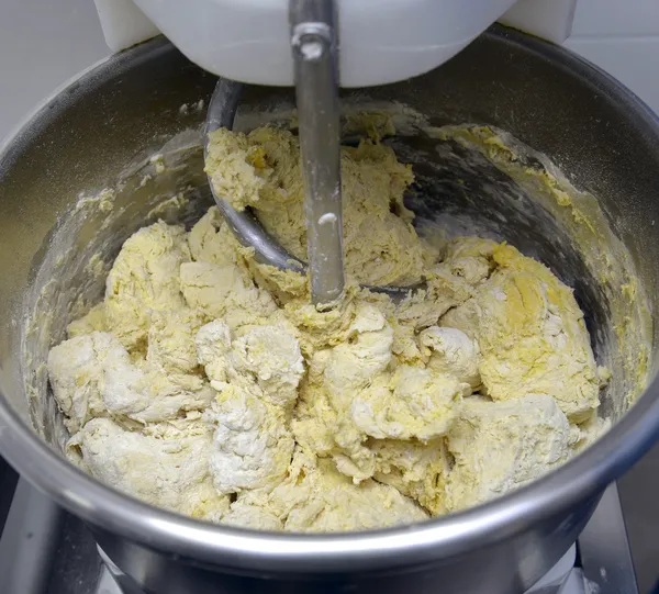 Mixing dough kneading machine — Stock Photo, Image