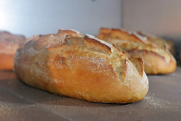 Bochenek chleba jest pieczone — Zdjęcie stockowe
