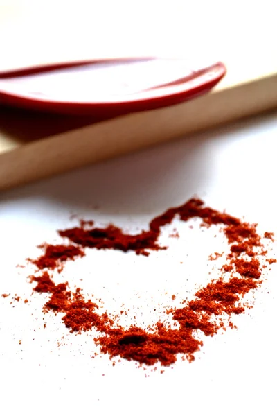 kırmızı biber kalp