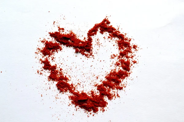 kırmızı biber kalp