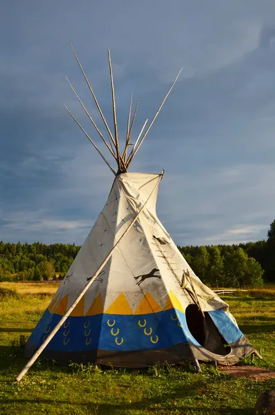 Gekleurde wigwam — Stockfoto