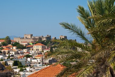 Rhodes. eski şehir panoraması
