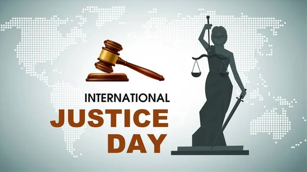 Παγκόσμια Ημέρα Για Διεθνή Δικαιοσύνη Ιουλίου — Φωτογραφία Αρχείου