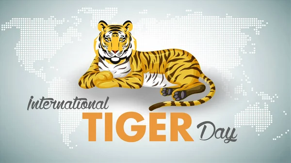 Internationaler Tag Der Tiger Juli Stockbild