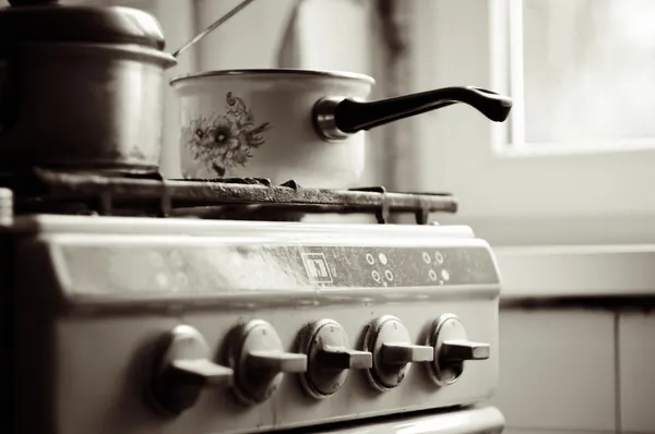 Old stove — Stock Photo, Image