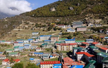 Nepal dağ köyü