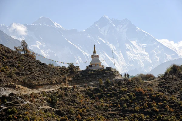 Trekking all'Everest — Foto Stock