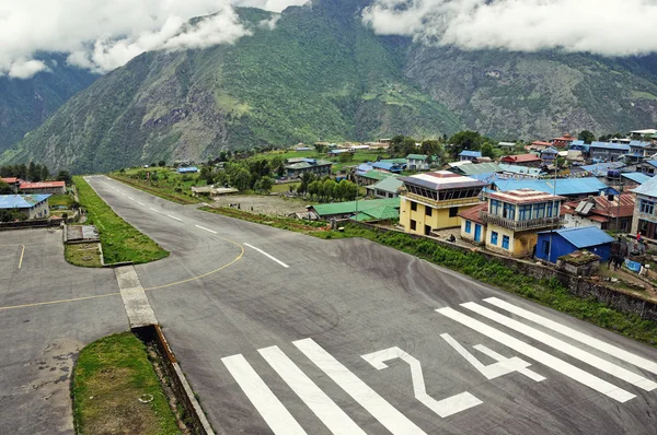 Port lotniczy Lukla — Zdjęcie stockowe