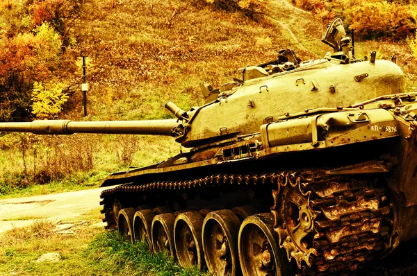 Old Soviet tank — Stock Photo, Image