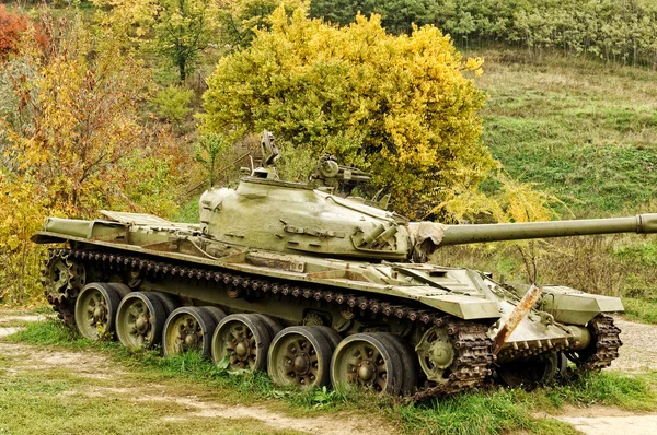 Starý Sovětský tank - t-72 — Stock fotografie