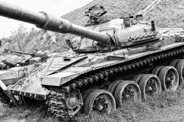 Antiguo tanque soviético - T-72 — Foto de Stock