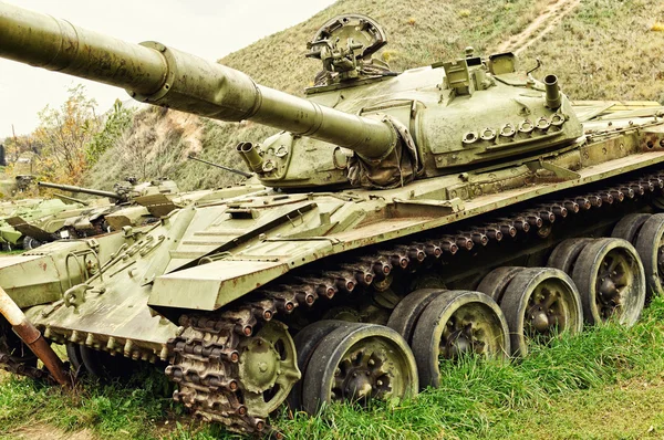 Alter sowjetischer Panzer - t-72 — Stockfoto
