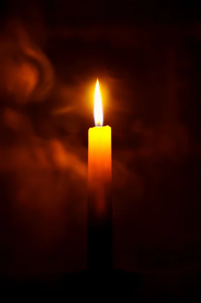 Burning candle — Stock Photo, Image