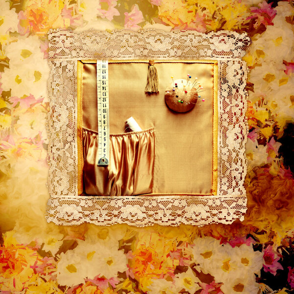 dressmaker couturier of retro decoration