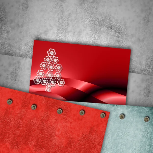 クリスマス カードのフレーム — ストック写真