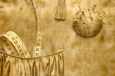 dikiş kutusu retro tarzı