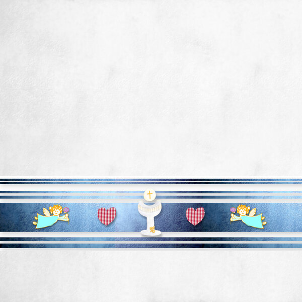 First Communion greeting card 