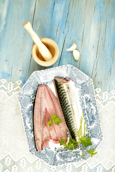 Fresh mackerel — Stock Photo, Image