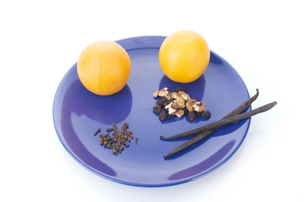 オレンジとバニラの棒 — ストック写真